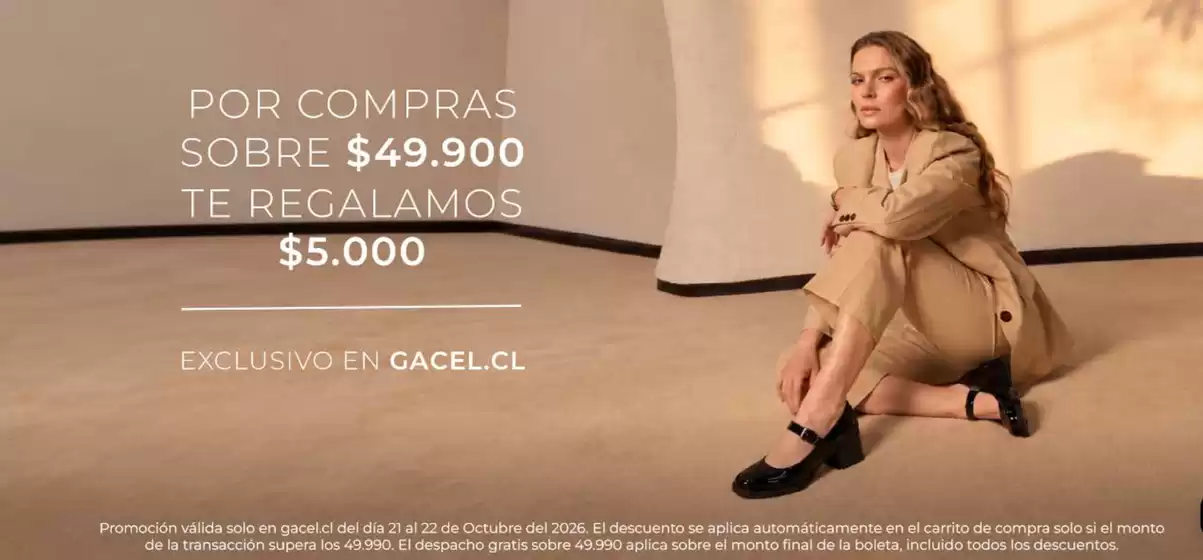 Catálogo Gacel en Las Condes | Ofertas promocional! | 2026-10-21T00:00:00.000Z - 2026-10-22T00:00:00.000Z