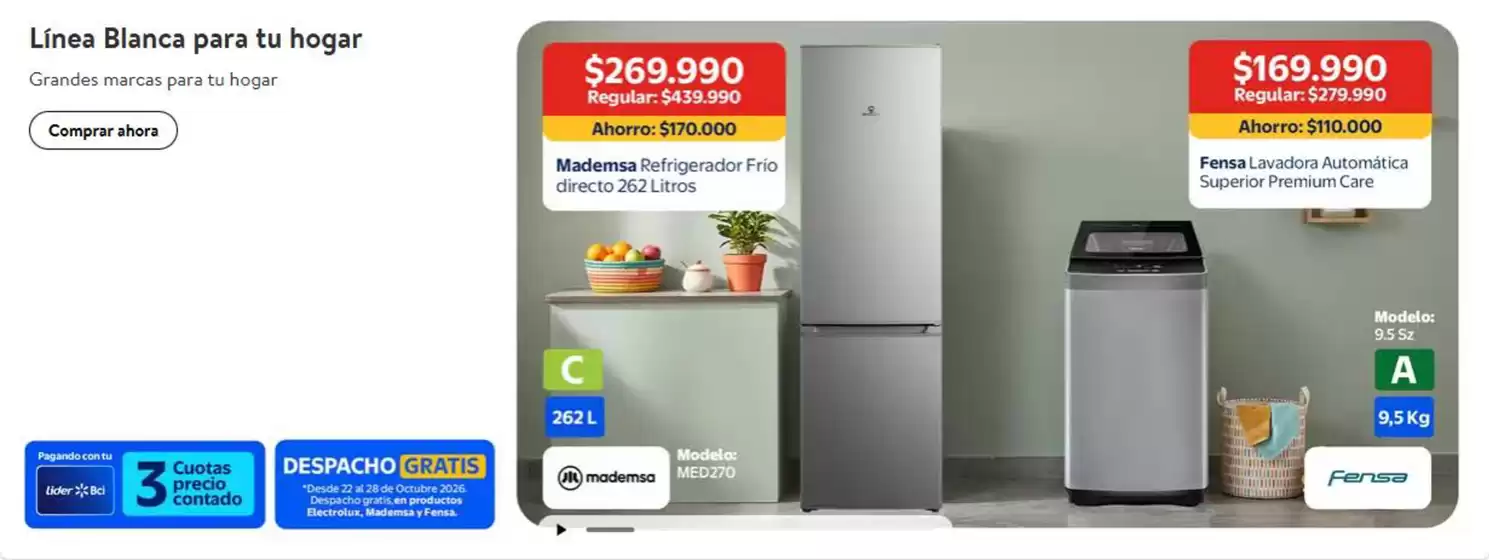 Catálogo Lider Express | Ofertas promocional! | 2026-10-26T00:00:00.000Z - 2026-11-09T00:00:00.000Z