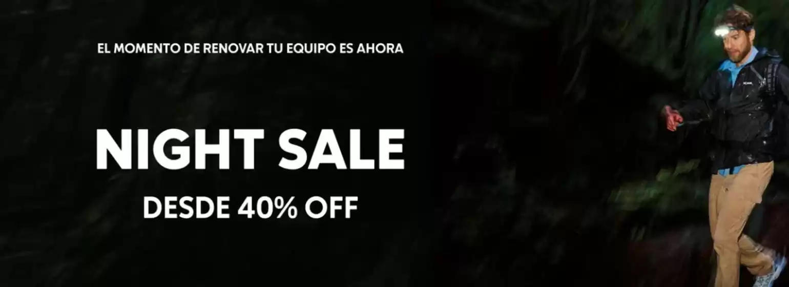 Catálogo Columbia en Ñuñoa | Night Sale desde 40% OFF | 2026-10-29T00:00:00.000Z - 2026-11-08T00:00:00.000Z