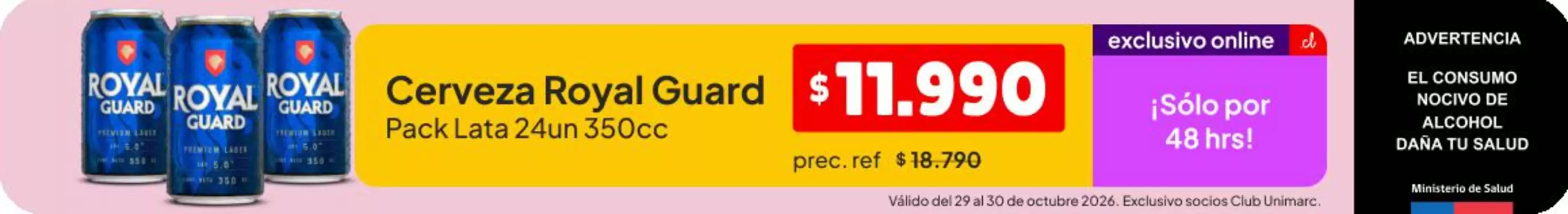 Catálogo Unimarc | Gran variedad de ofertas | 2026-10-29T00:00:00.000Z - 2026-11-12T00:00:00.000Z