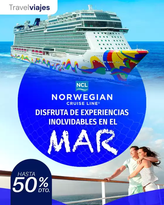 Norwegian cruise line! Hasta 50% dto.