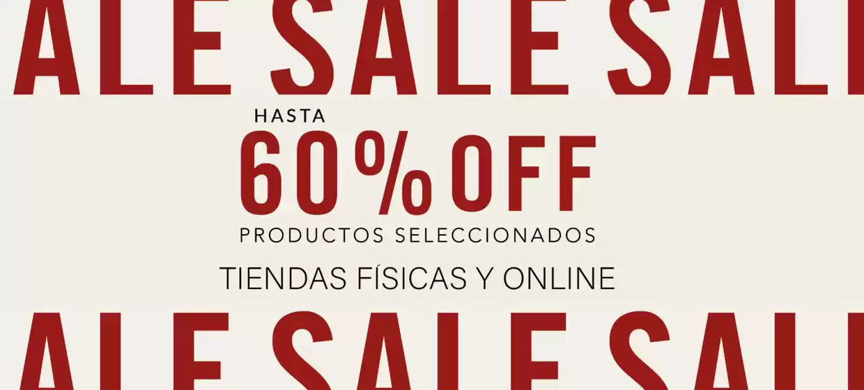 Hasta 60% Off!
