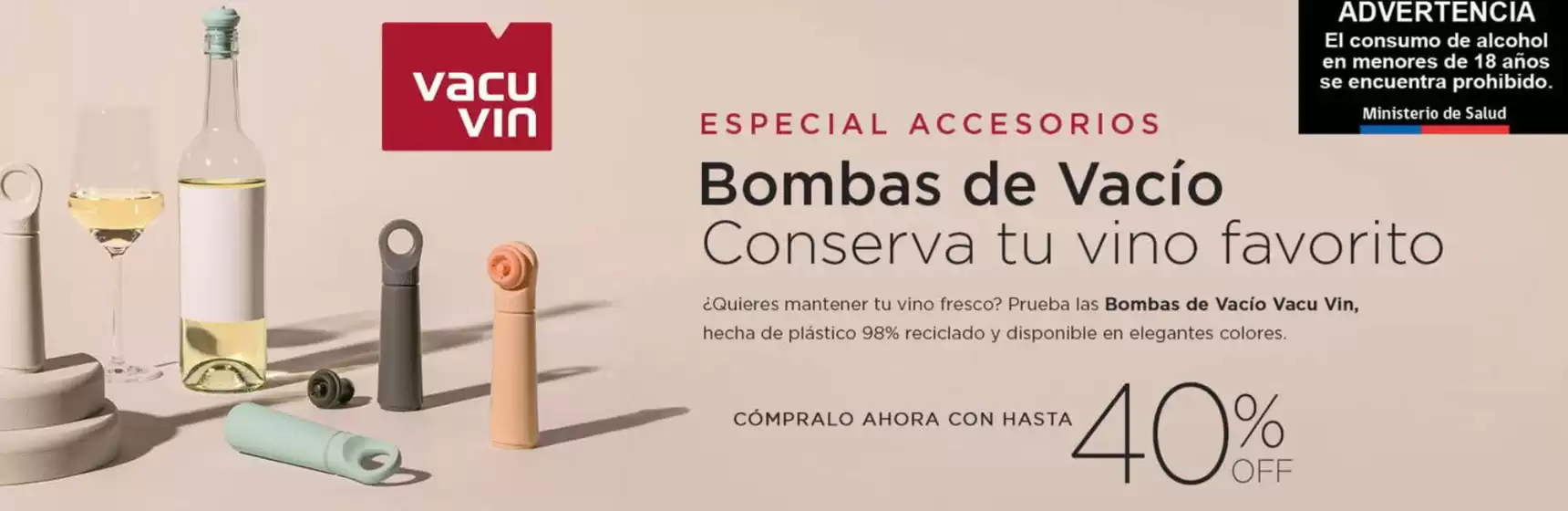 Hasta 40% Off!