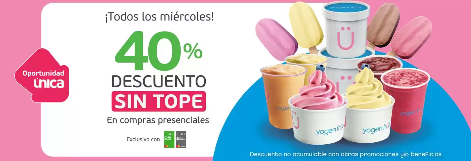 Hasta 40% descuento!