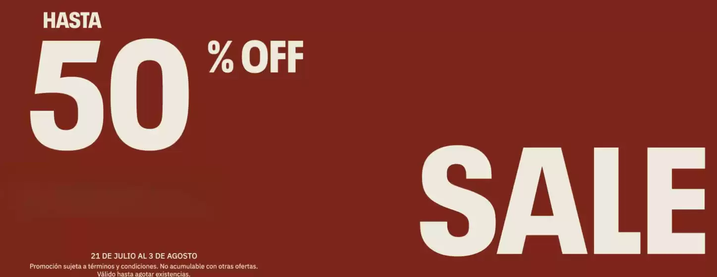Hasta 50% Off!