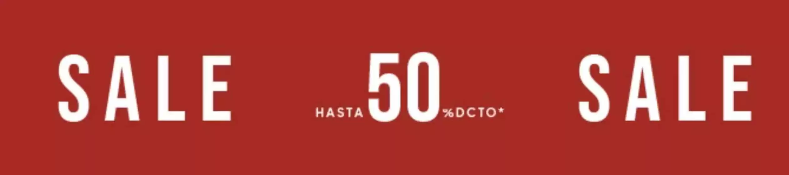 Sale hasta 50% dcto!