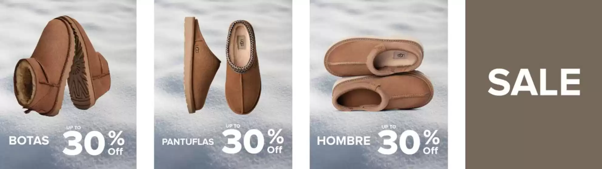 Winter sale! Hasta 30% Off.