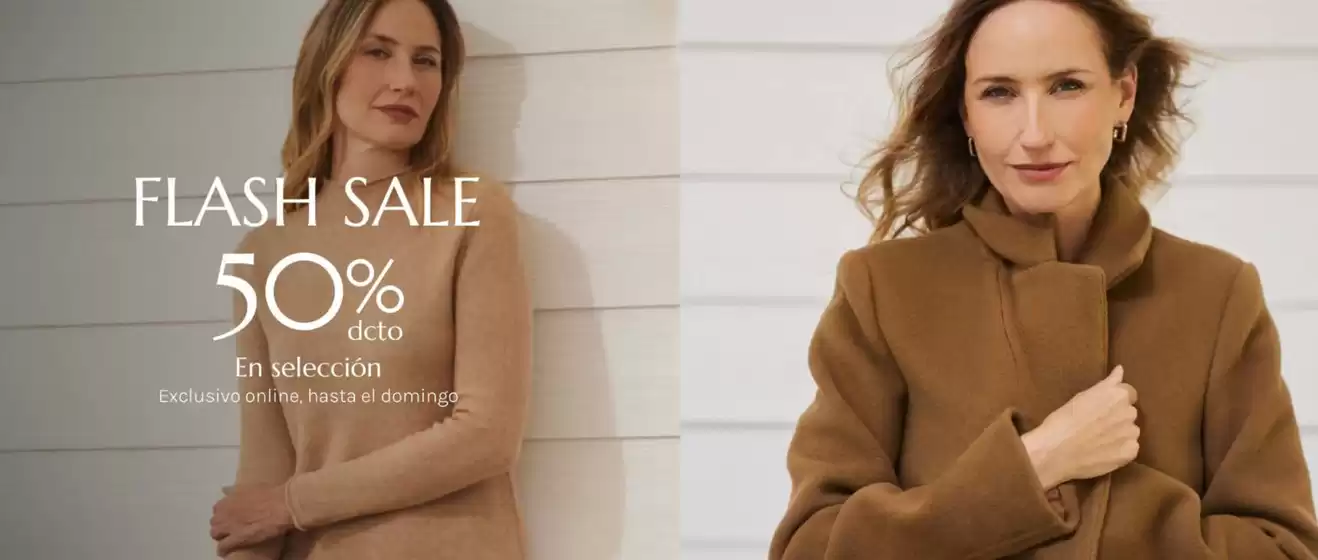 Flash sale! Hasta 50% dcto.