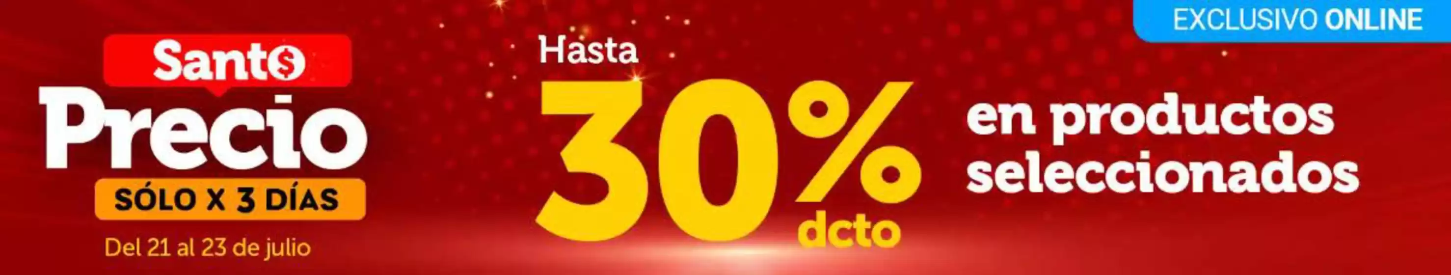 Hasta 30% dcto!