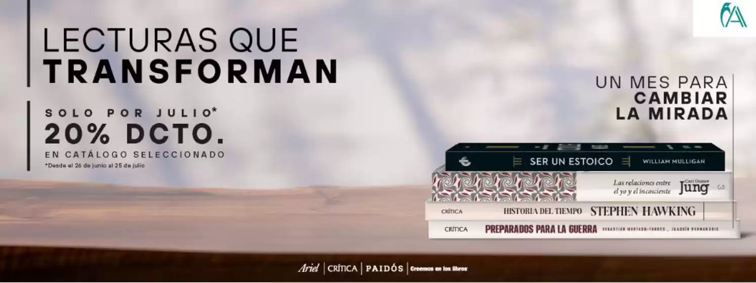 Solo por julio 20% dcto!