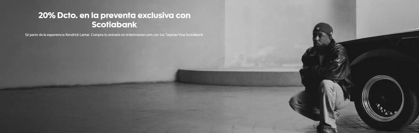 20% dcto en la preventa exclusiva con Scotiabank!