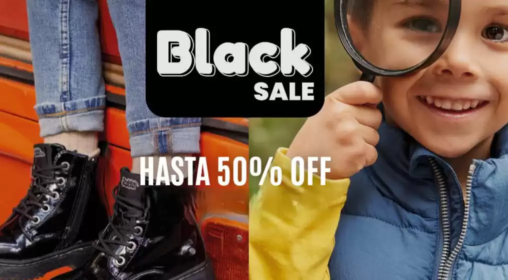Black sale! Hasta 50% dcto.