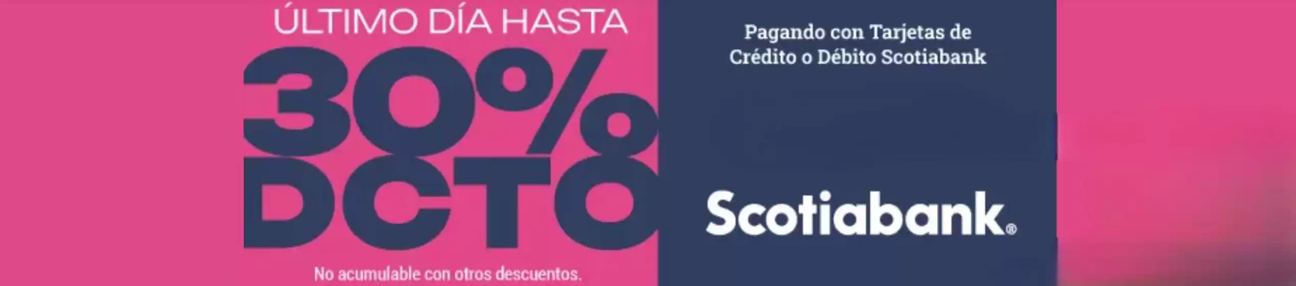 Hasta 30% dcto!