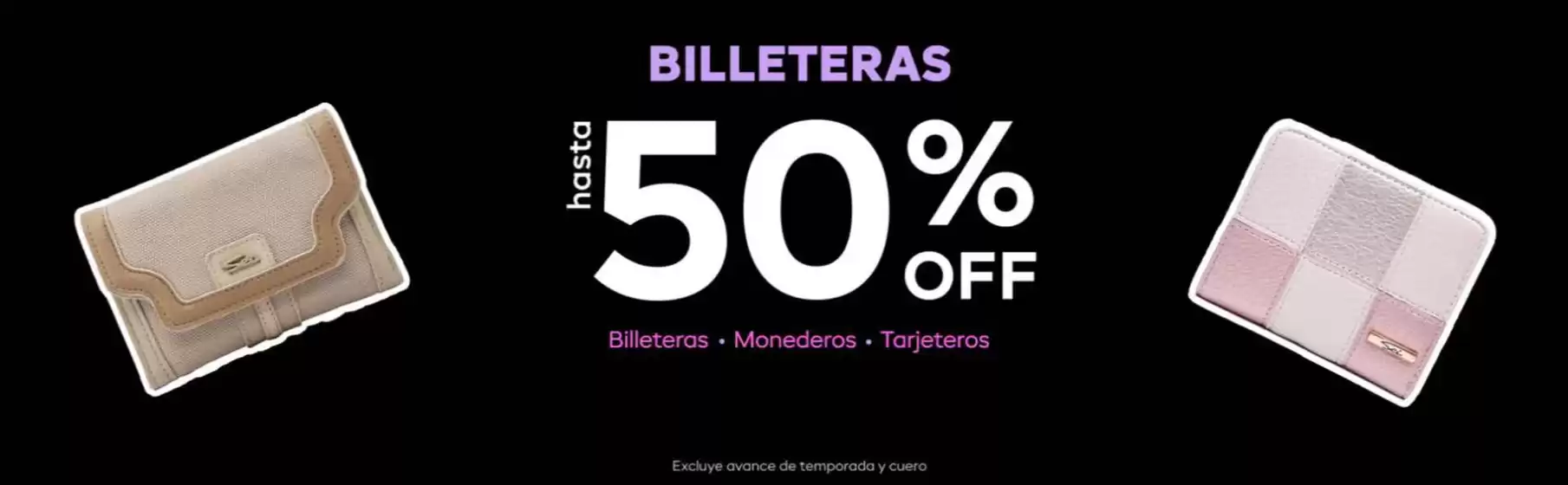 Black week! Hasta 50% Off.