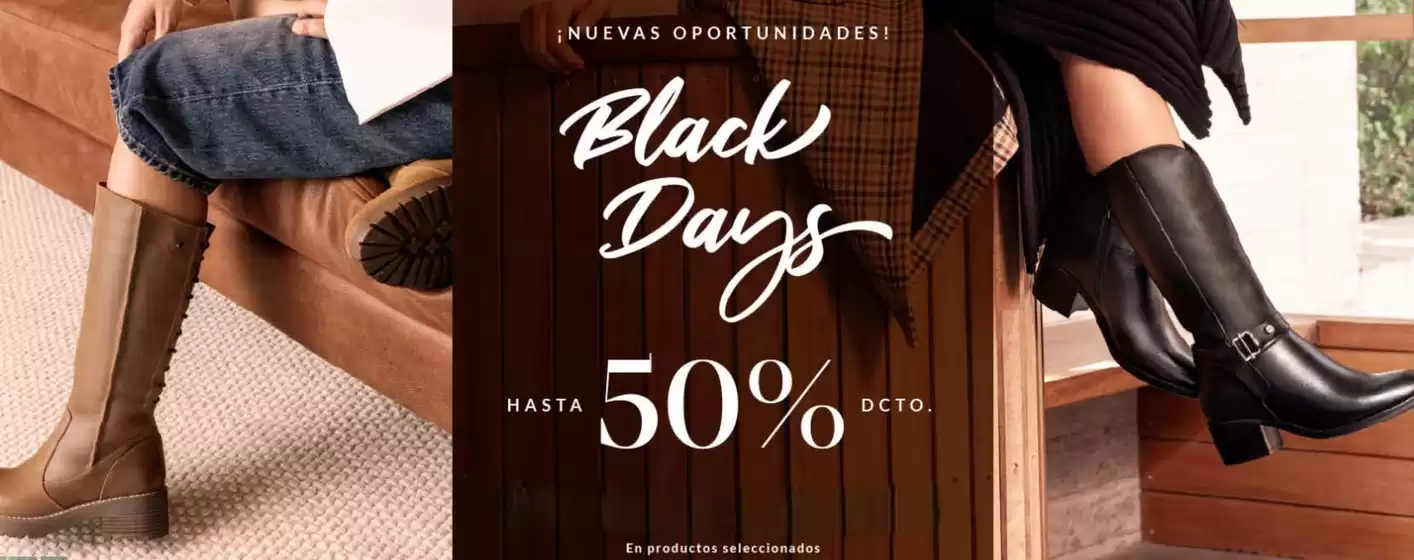 Black days! Hasta 50% dcto.