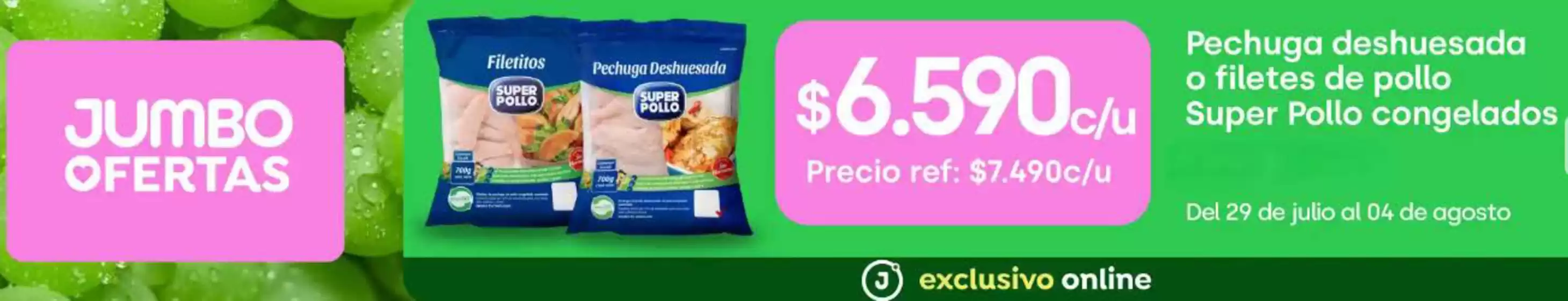 Jumbo ofertas! Despacho gratis.