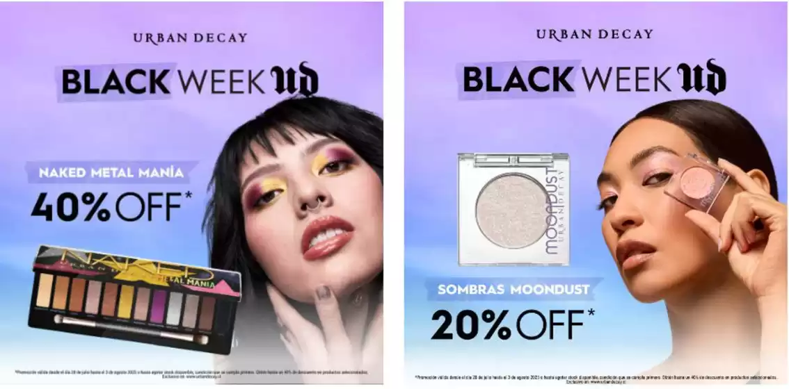 Black week! Hasta 40% Off.
