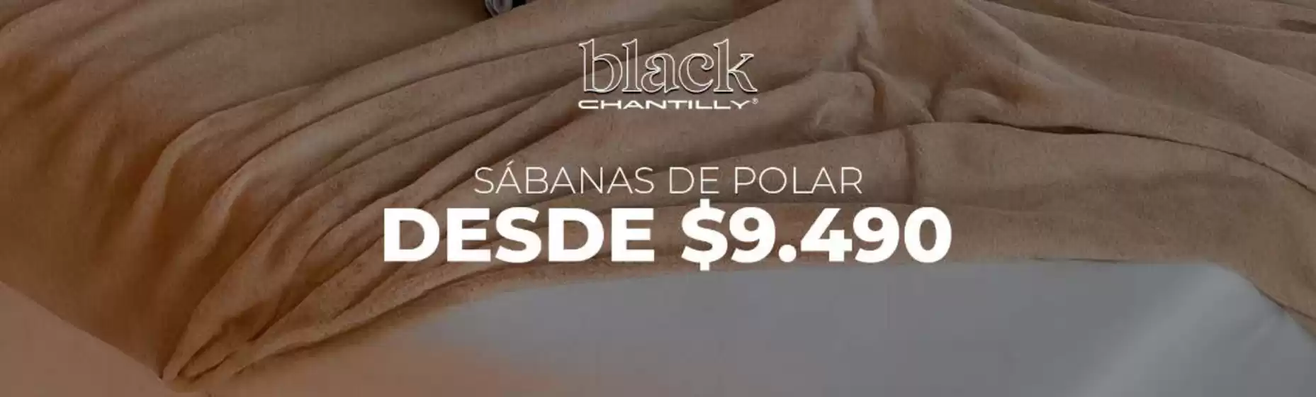 Black Chantilly! Hasta 70% dcto.