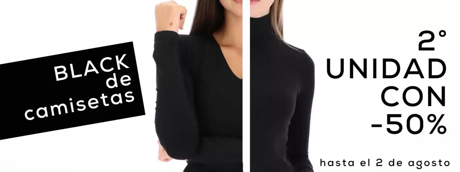 Black de camisetas!