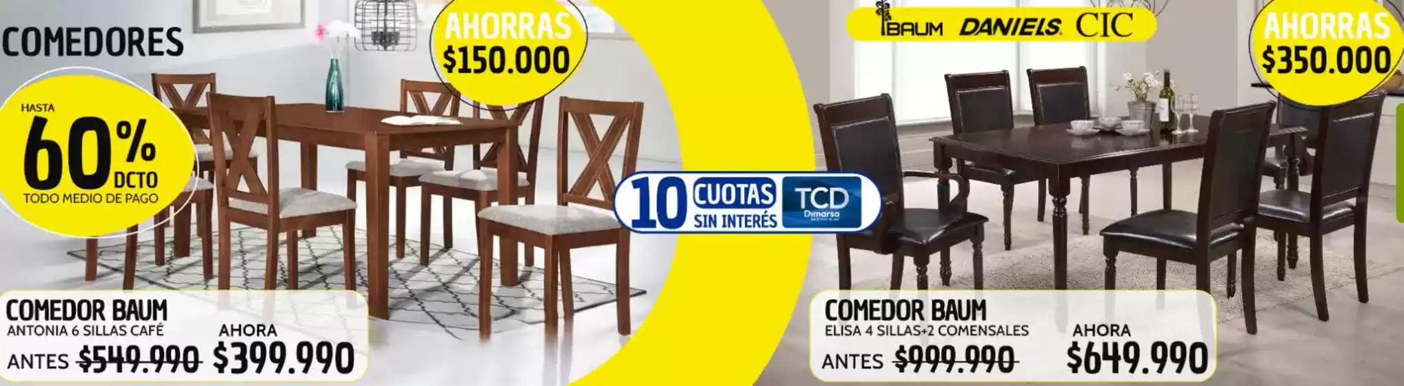 Black sale! Hasta 60% dcto.