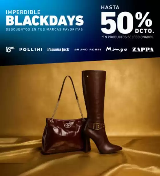 Black days! Hasta 50% dcto.