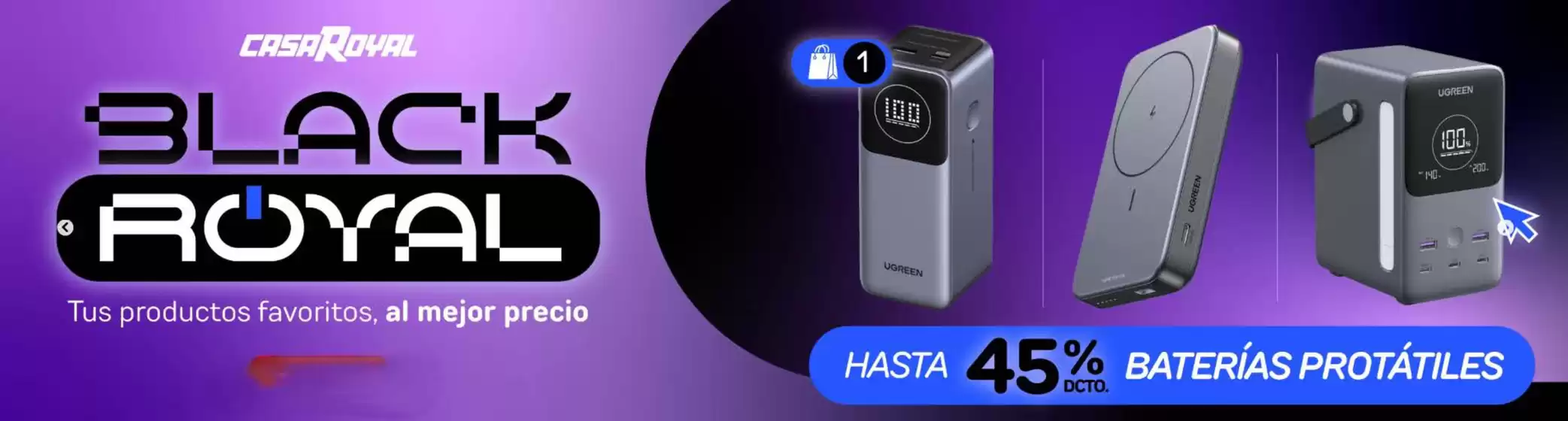 Black royal! Hasta 45% dcto.