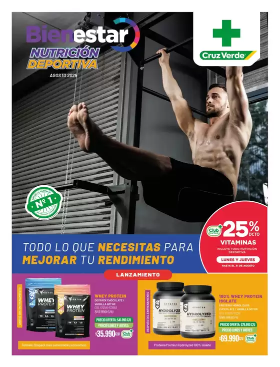 Catálogo Cruz Verde en La Calera | Ahorra ahora con nuestras ofertas | 2025-08-01T00:00:00.000Z - 2025-08-31T00:00:00.000Z