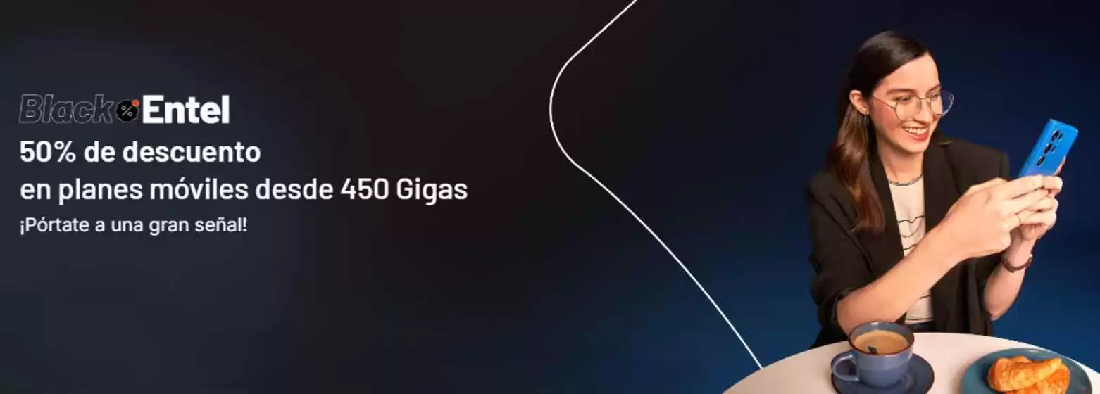 Black Entel! Hasta 50% dcto!