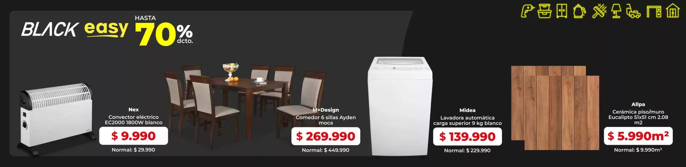 Catálogo Easy en Loncoche | Excelente oferta para cazadores de gangas | 2025-08-01T00:00:00.000Z - 2025-08-15T00:00:00.000Z