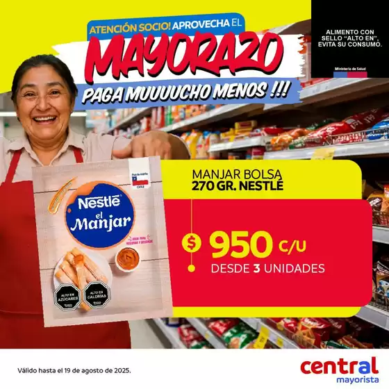 Catálogo Central Mayorista en Peñalolén | Descubre ofertas atractivas | 2025-08-01T00:00:00.000Z - 2025-08-19T00:00:00.000Z