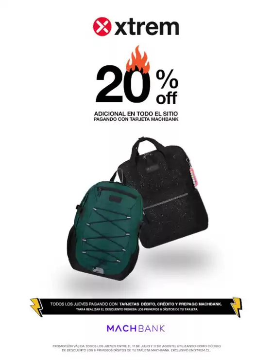 Catálogo Xtrem en Providencia | Hasta 20% Off! | 2025-08-04T00:00:00.000Z - 2025-08-19T00:00:00.000Z