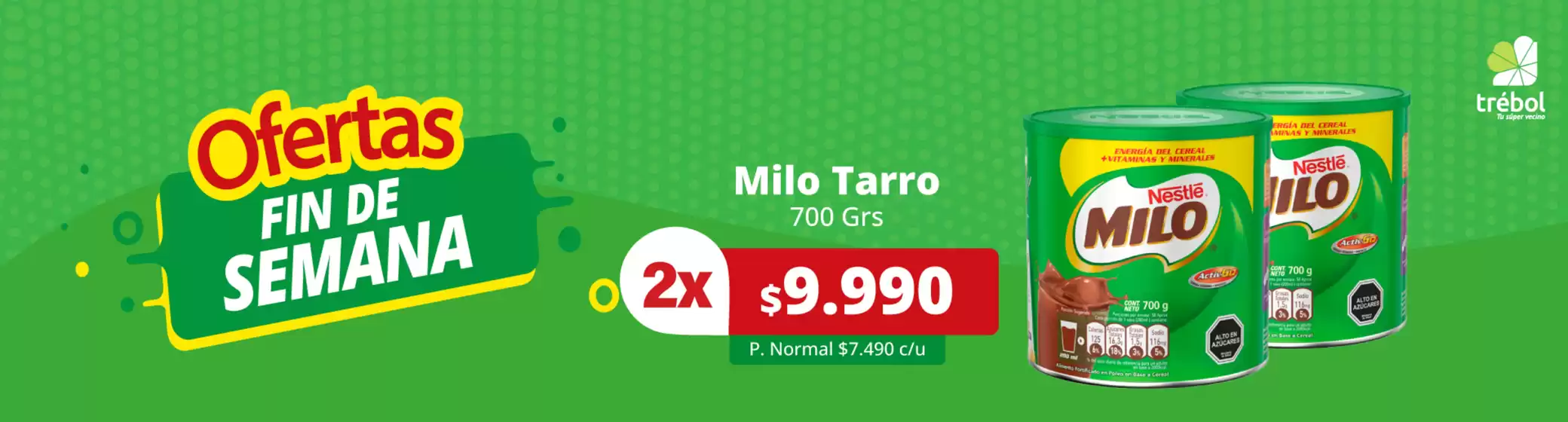 Catálogo Supermercado El Trébol en Providencia | Oferta fin de semana! | 2025-08-04T00:00:00.000Z - 2025-08-19T00:00:00.000Z