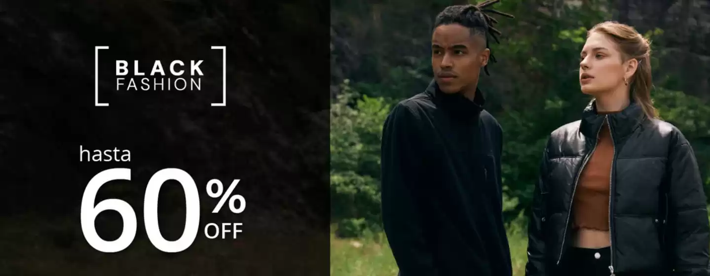 Black fashion! Hasta 60% Off.
