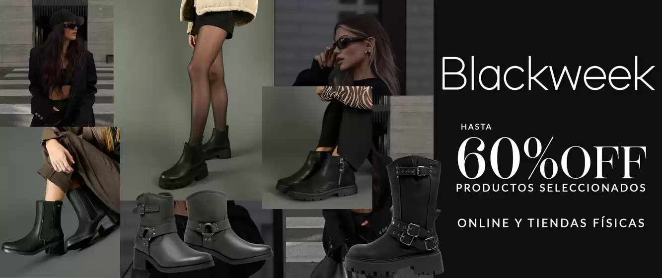 Black week! Hasta 60% Off.
