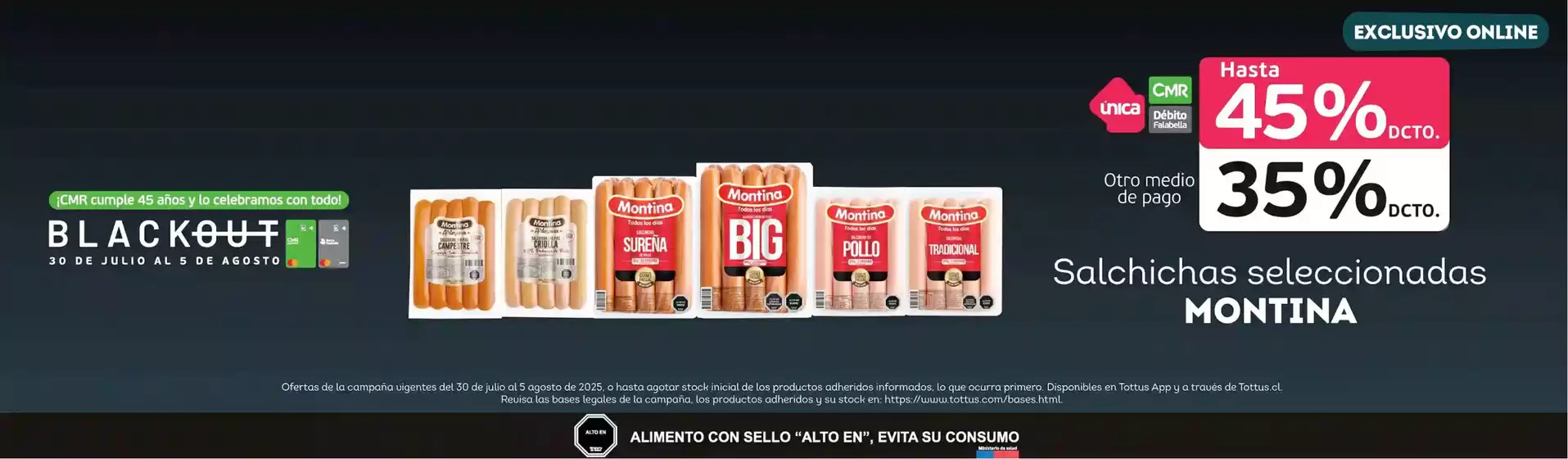 Catálogo Tottus en Peralillo | Gran variedad de ofertas | 2025-07-30T00:00:00.000Z - 2025-08-05T00:00:00.000Z