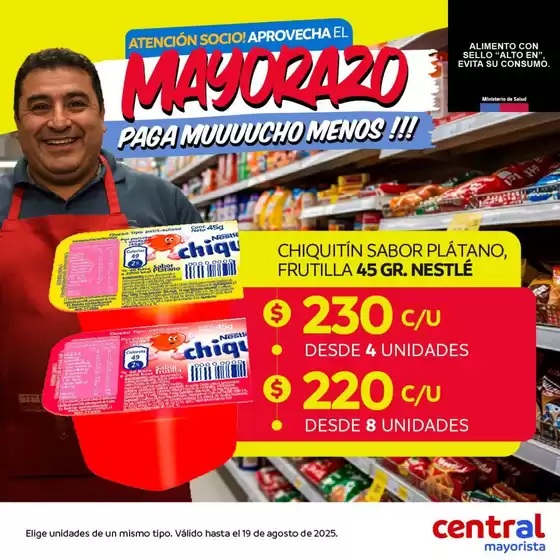 Catálogo Central Mayorista en Peralillo | Nuestras mejores gangas | 2025-08-05T00:00:00.000Z - 2025-08-19T00:00:00.000Z