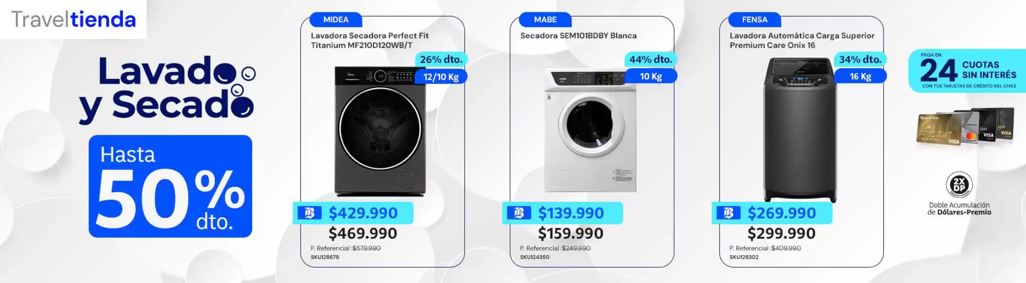 Oferta exclusivos! Hasta 50% dcto.