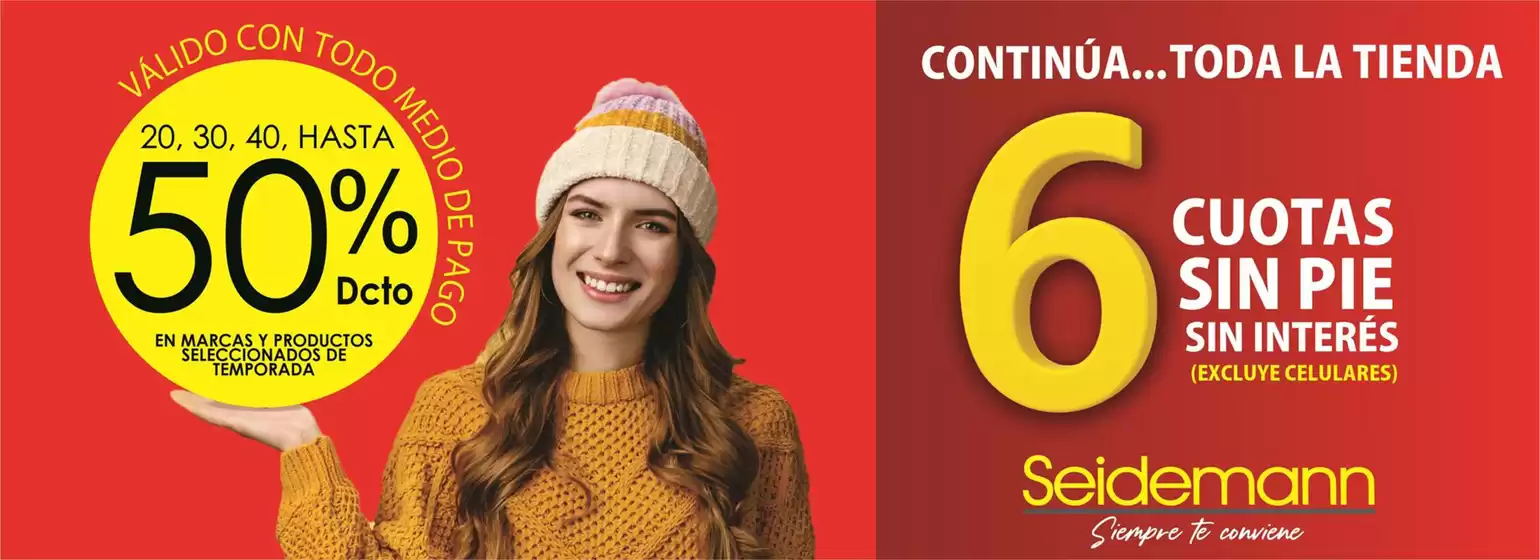 Hasta 50% dcto!