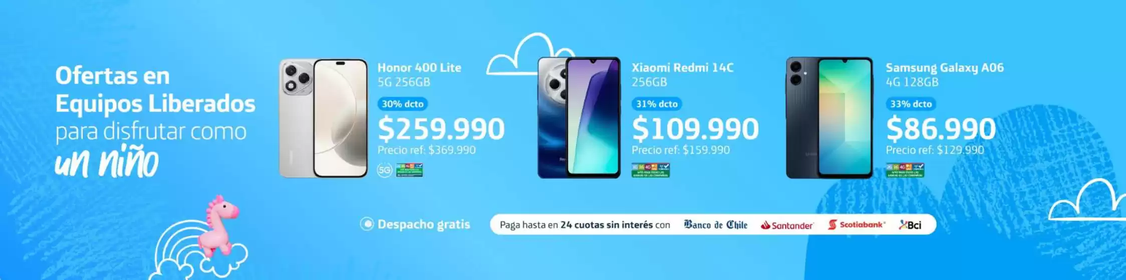 Ofertas en equipos liberados!