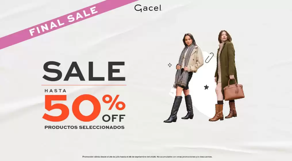 Sale hasta 50% Off!