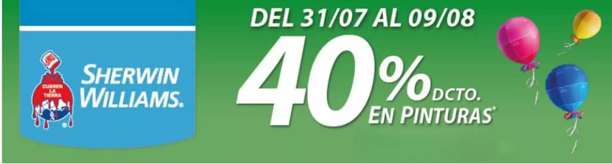 Oferta flash! Hasta 40% dcto.