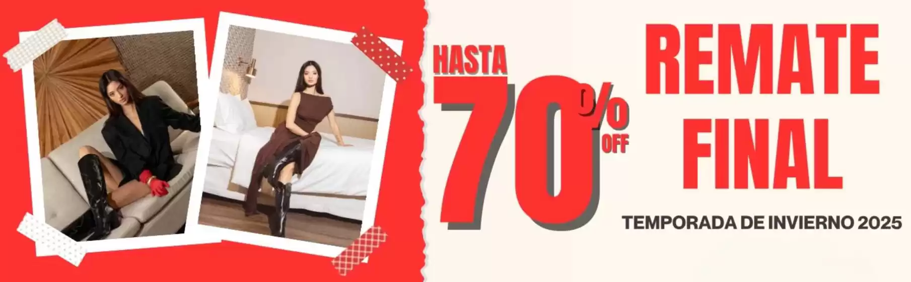 Hasta 70% Off!