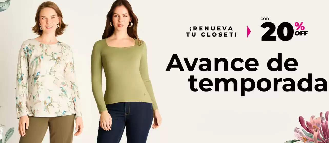 Avance de temporada con 20% Off!