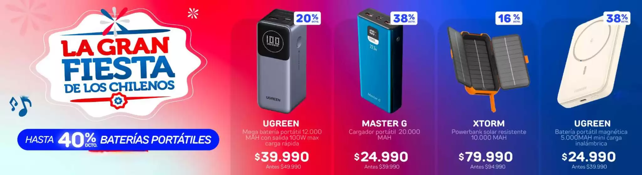 La gran fiesta! Hasta 50% dcto.