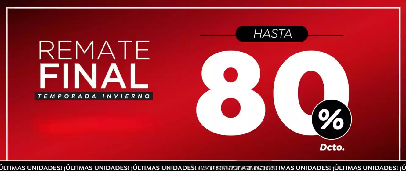 Hasta 80% dcto!