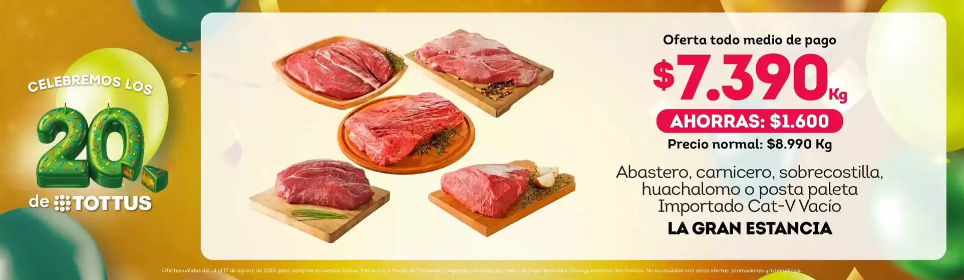 Excelente oferta para todos los clientes