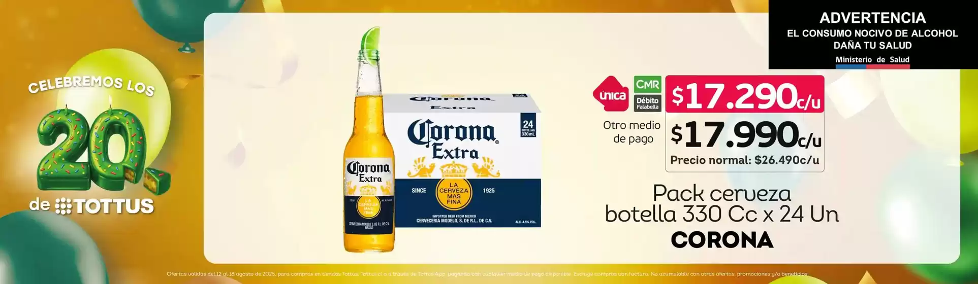 Excelente oferta para todos los clientes