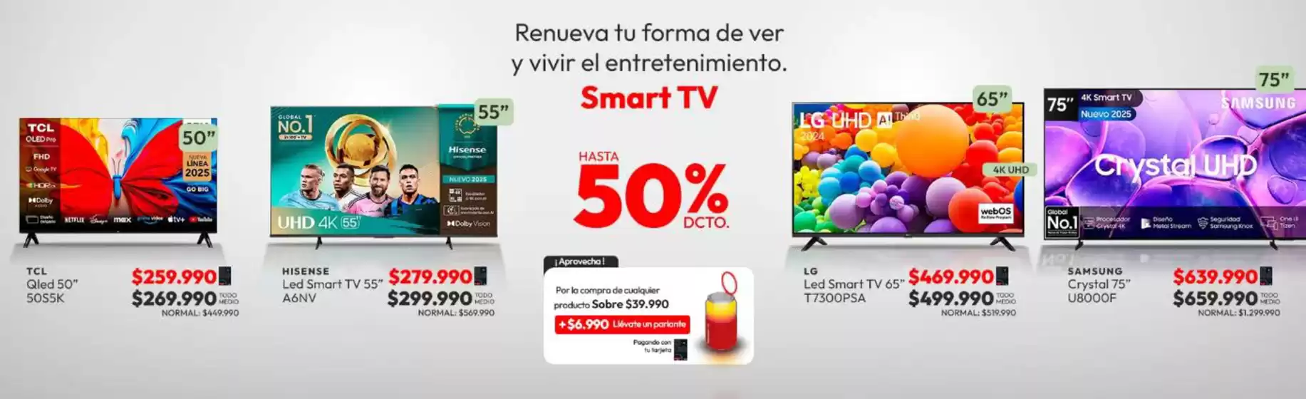 Hasta 60% dcto!