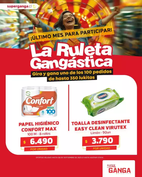 Catálogo Super Ganga en Vitacura | Gangas y ofertas actuales | 2025-08-19T00:00:00.000Z - 2025-09-08T00:00:00.000Z