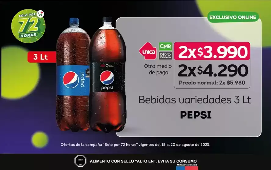 Catálogo Tottus en Arica | Gran variedad de ofertas | 2025-08-18T00:00:00.000Z - 2025-08-20T00:00:00.000Z